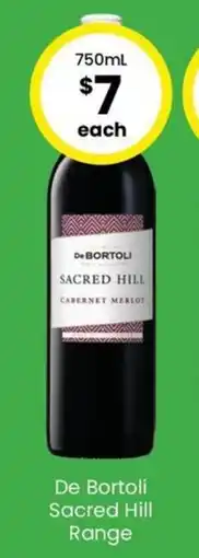 The Bottle O De Bortoli Sacred Hill Range offer