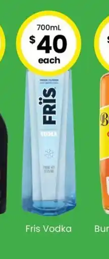 The Bottle O Fris Vodka offer
