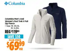 Anaconda Columbia Men's And Women's Fast Trek II Full offer