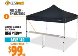 Anaconda Oztrall Gazebo Bar Table offer