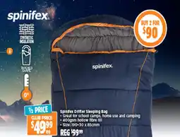 Anaconda Spinifex Drifter Sleeping Bag offer