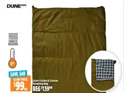 Anaconda Dune Outback Canvas Sleeping Bag offer