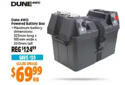 Anaconda DUNE 4WD Powered Battery Box offer