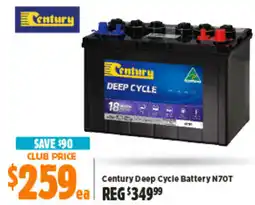 Century Deep Cycle Battery N70T