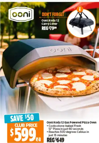 Anaconda Ooni Koda 12 Gas Powered Pizza Oven offer