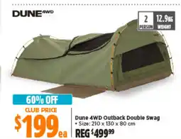 Dune 4WD Outback Double Swag