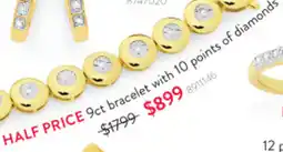 Goldmark 9ct ring with 12 points of diamonds offer