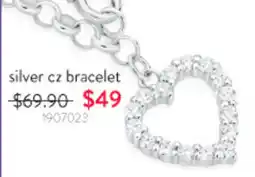 Goldmark silver cz bracelet offer