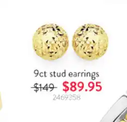 Goldmark 9ct stud earrings offer