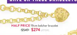 Goldmark 19cm belcher bracelet offer