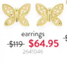 Goldmark earrings offer