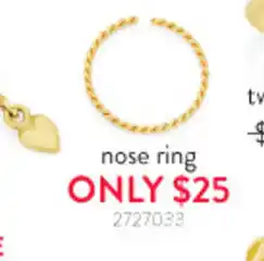 Goldmark nose ring offer