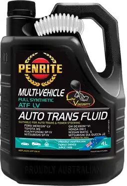 Autopro Penrite ATF LV 4L Full Synthetic offer