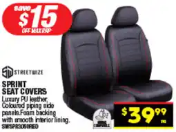 Autopro SPRINT SEAT COVERS offer