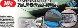PROTECTIVE PLASTICS WEATHERSHIELDS, BONNET & HEADLIGHT PROTECTORS