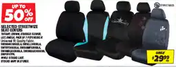Autobarn SELECTED STREETWIZE SEAT COVERS offer