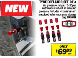TYRE DEFLATOR SET OF 4