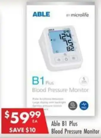 Pharmacy4Less Able B1 Plus Blood Pressure Monitor offer