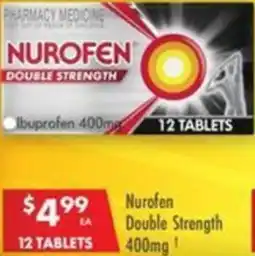 Pharmacy4Less Nurofen Double Strength 400mg offer