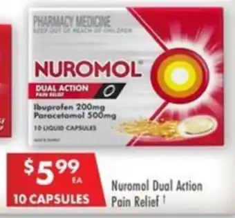 Pharmacy4Less Nuromol Dual Action Pain Relief offer