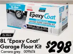 Bunnings 8L 'Epoxy Coat' Garage Floor Kit offer