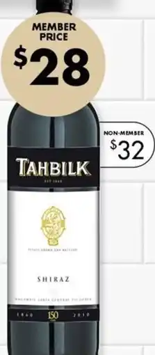 Vintage Cellars Tahbilk Shiraz 2016 offer
