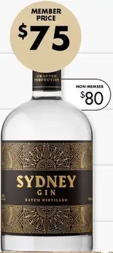 Vintage Cellars Australian Distilling Co. Sydney Gin 700ml offer