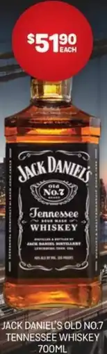 Harry Brown JACK DANIEL'S OLD NO.7 TENNESSEE WHISKEY 700ML offer