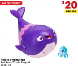 Toymate Piñata Smashlings Rainbow Whale Playset offer