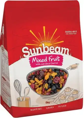 IGA Sunbeam Mixed Fruit 1kg offer