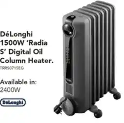 Harvey Norman DéLonghi 1500W 'Radia S' Digital Oil Column Heater offer