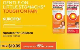 Chempro Nurofen for Children Selected Range offer