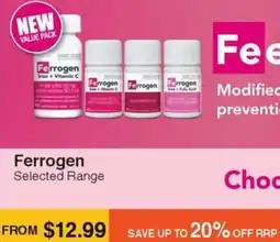 Chempro Ferrogen Selected Range offer