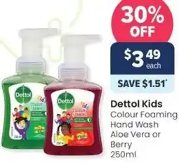 Colour Foaming Hand Wash Aloe Vera or Berry 250ml