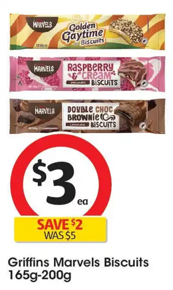 Coles Griffins Marvels Biscuits 165g-200g offer