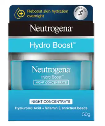 Neutrogena hydro boost night concentrate 50g