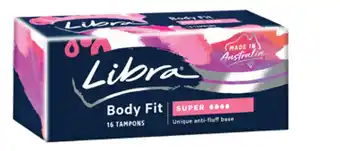 Star Discount Chemist Libra body fit super 16 tampons offer