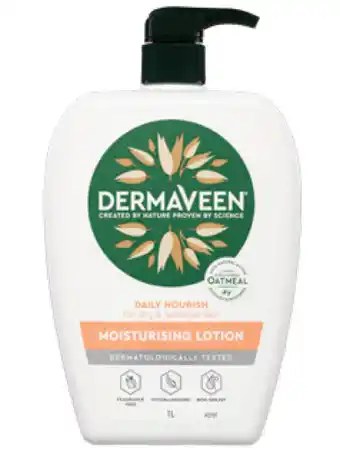 Dermaveen daily nourish moisturising lotion 1l