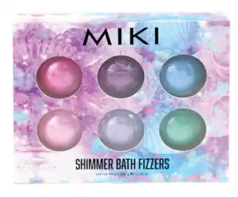 Miki shimmer bath fizzers