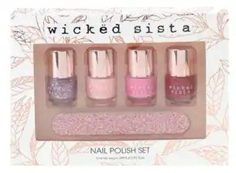 Wicked sister rose gold nail polish set