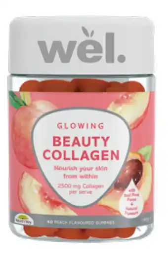 Star Discount Chemist Wel glowing beauty collagen gummies 40 gummies offer