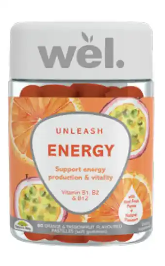 Wel unleash energy 60 pastilles
