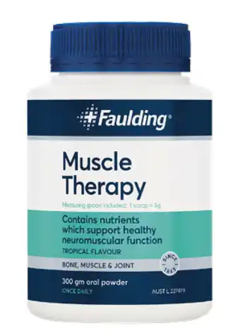 Star Discount Chemist Faulding muscle therapy 300g powder offer
