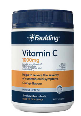 Star Discount Chemist Faulding vitamin c 1000mg 150 tablets offer