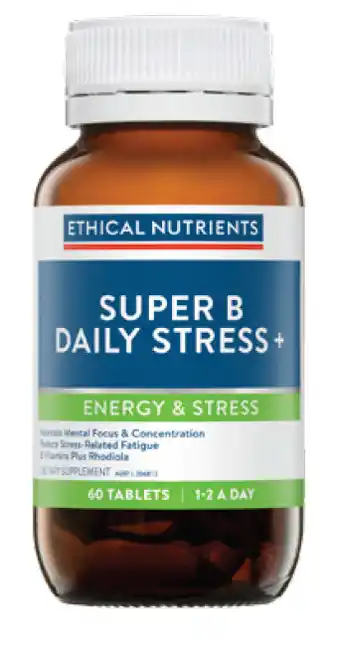 Ethical nutrients super b daily stress+ 60 tablets