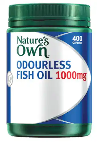 Star Discount Chemist Nature’s own odourless fish oil 1000mg 400 capsules offer