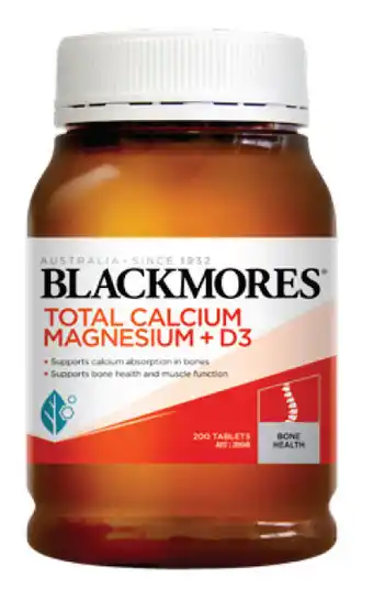 Star Discount Chemist Blackmores total calcium magnesium + d3 200 tablets offer