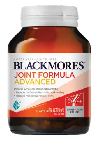 Star Discount Chemist Blackmores joint formula advanced 60 tablets offer