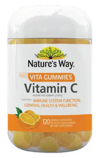 Star Discount Chemist Nature’s way adult vita gummies vitamin c 120 pastilles offer