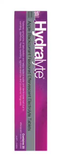 Star Discount Chemist Hydralyte effervescent 20 tablets - apple blackcurrant offer